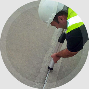 Concrete sealant application